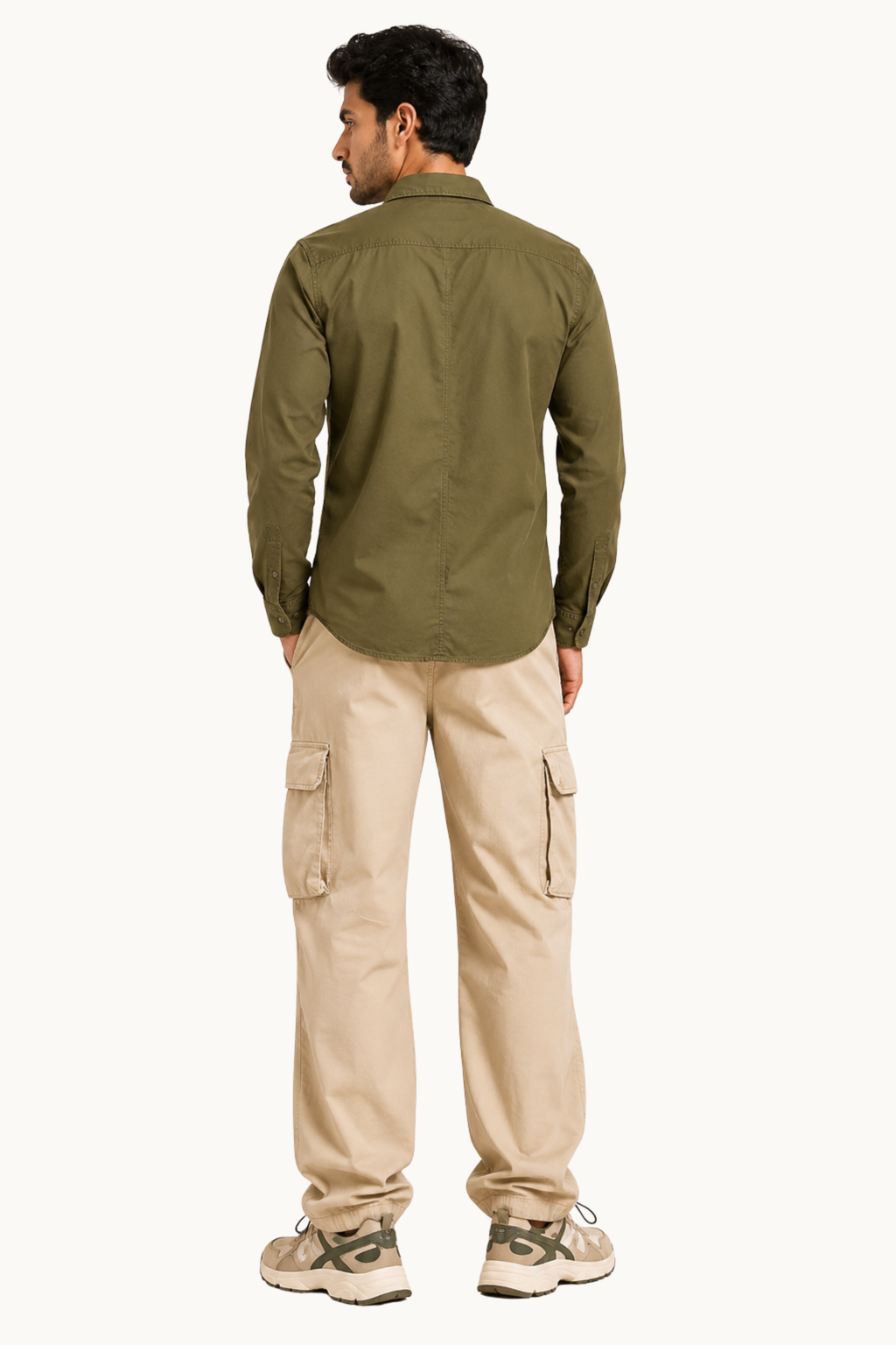 Utility Button-Down – Olive