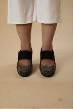 Plaid Mary Jane Heels