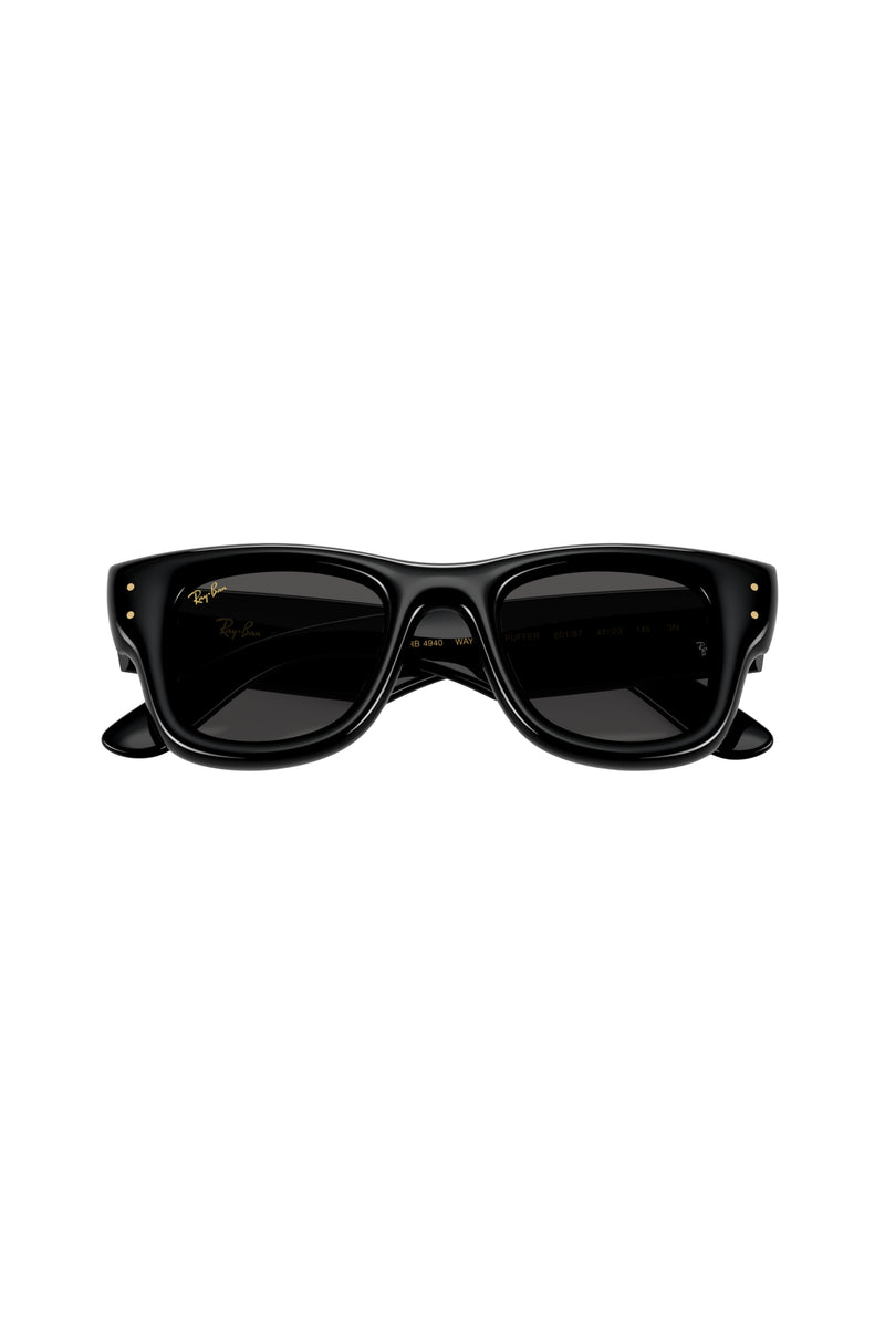 Ray-Ban Wayfarer Puffer Classic Black Sunglasses - Unisex