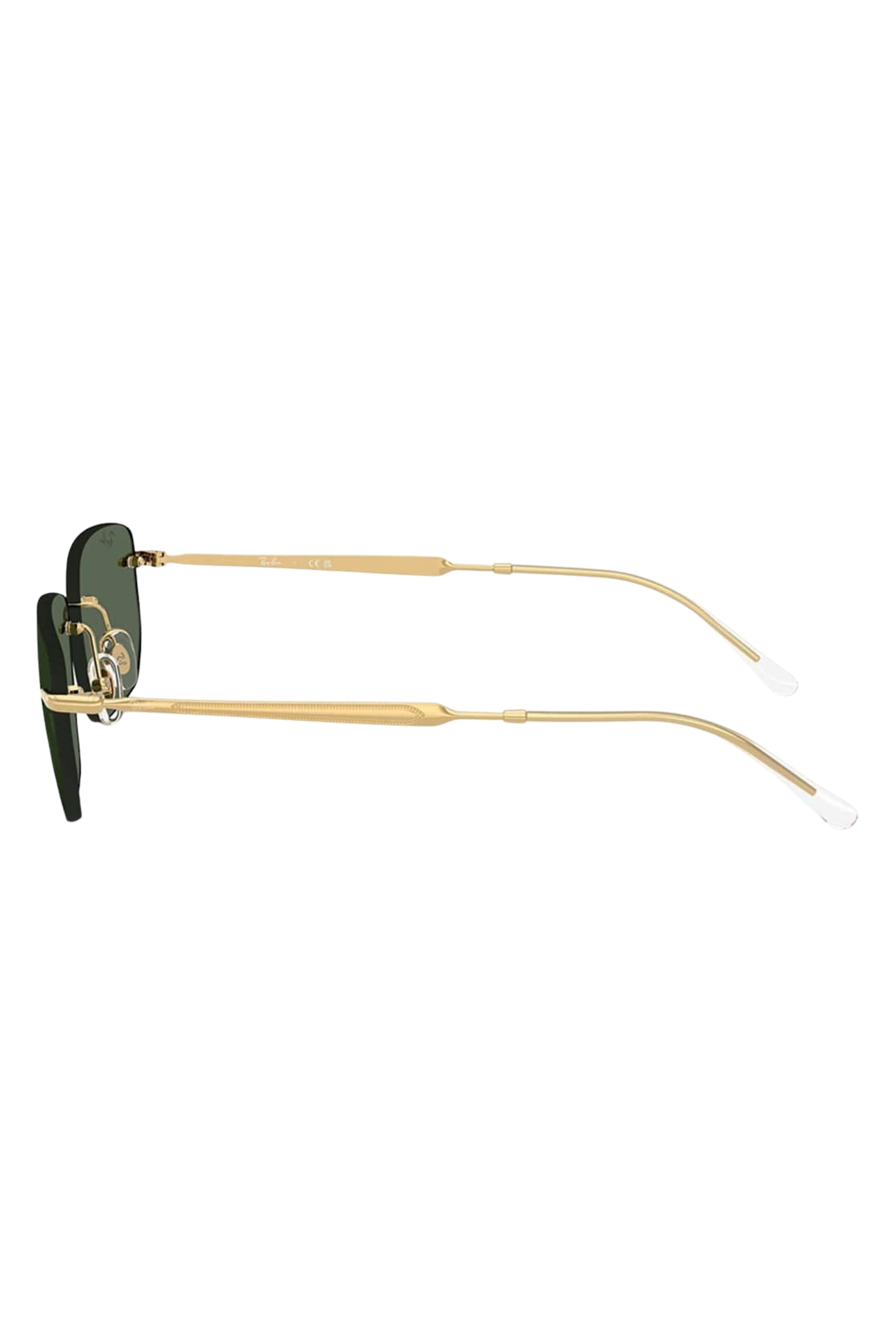 Rimless Arista Gold Sunglasses - Unisex