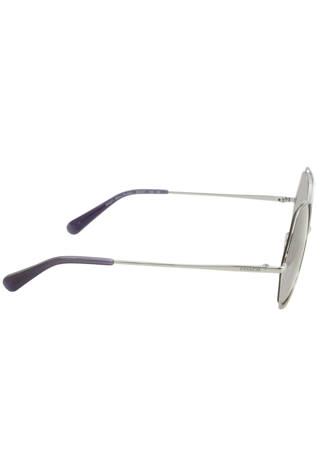 Hexagonal Cut-Out Metal Sunglasses in Silver/Grey