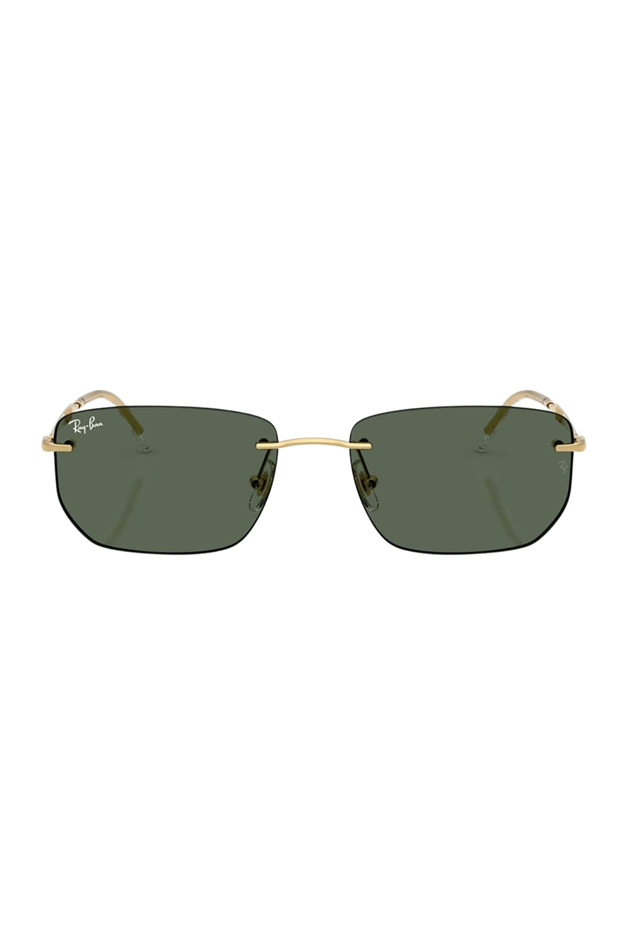 Rimless Arista Gold Sunglasses - Unisex