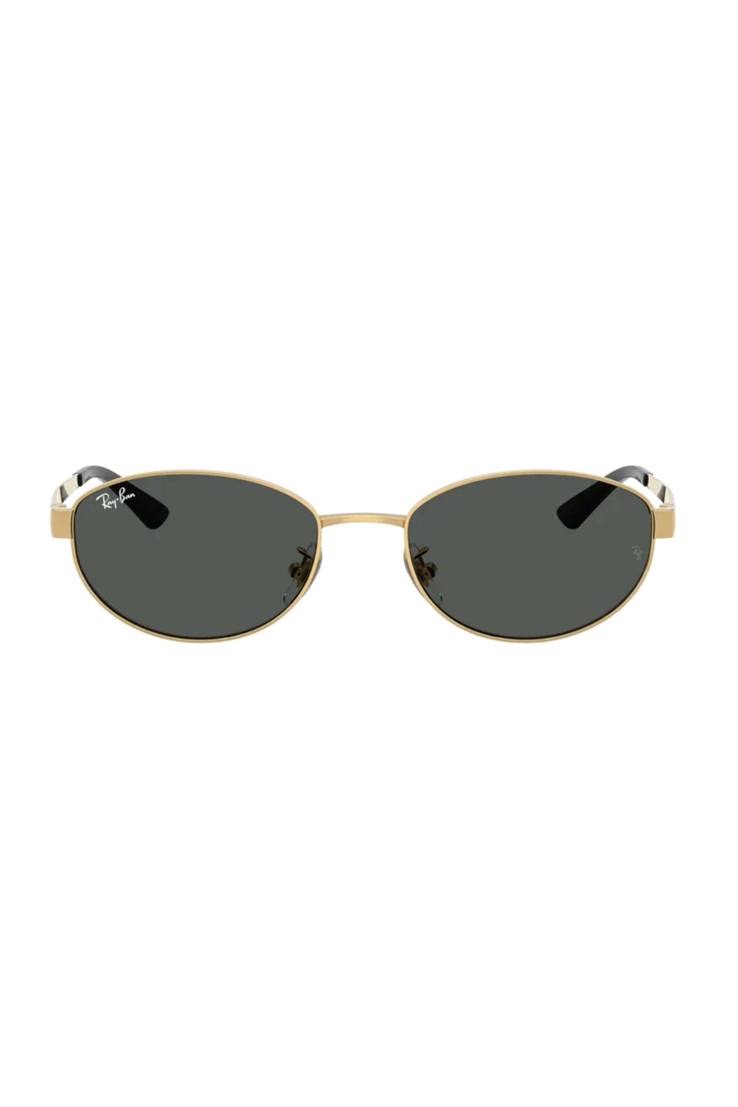Ray-Ban Classic Oval Metal Sunglasses in Arista Gold- Unisex