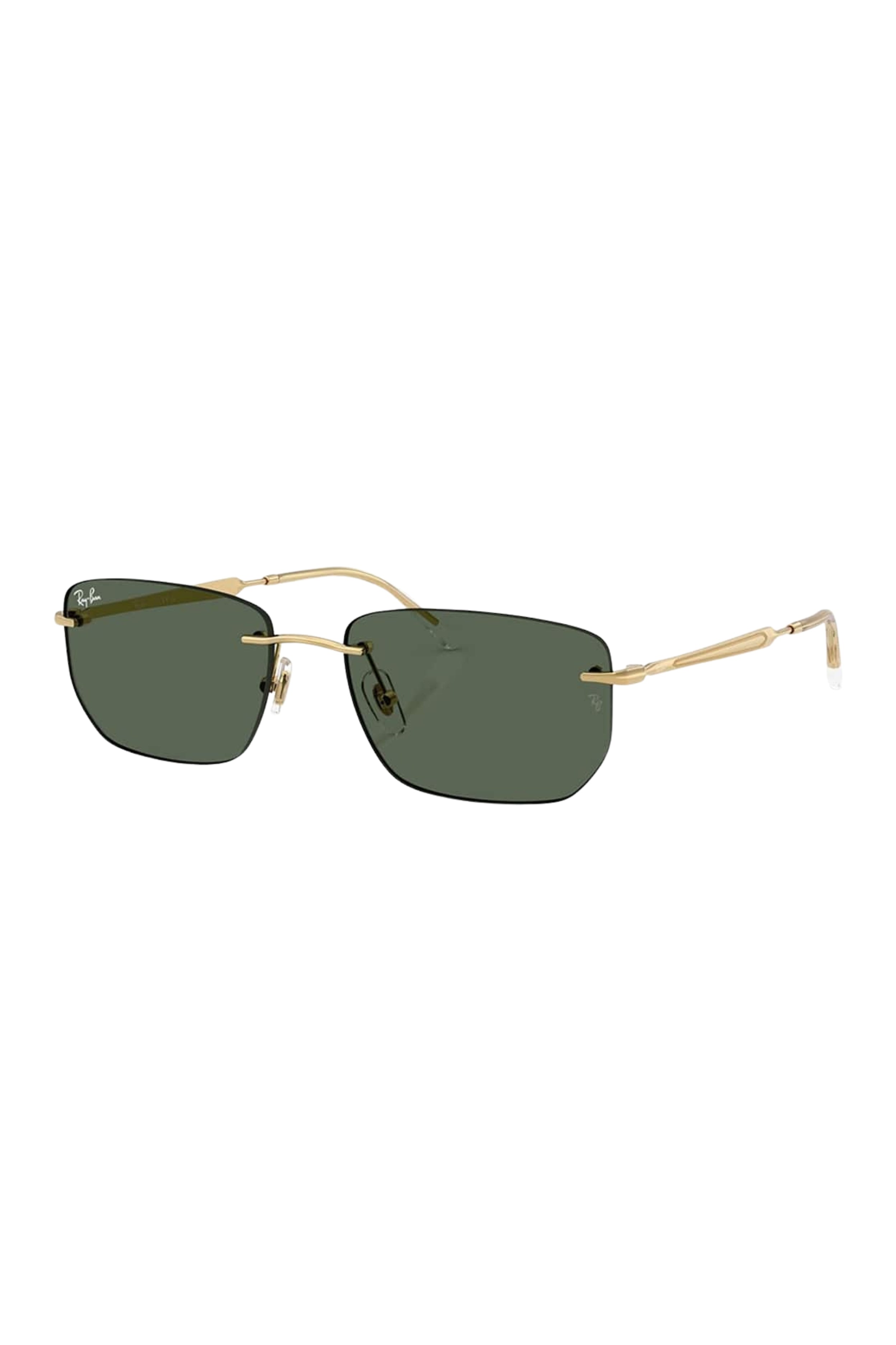 Rimless Arista Gold Sunglasses - Unisex