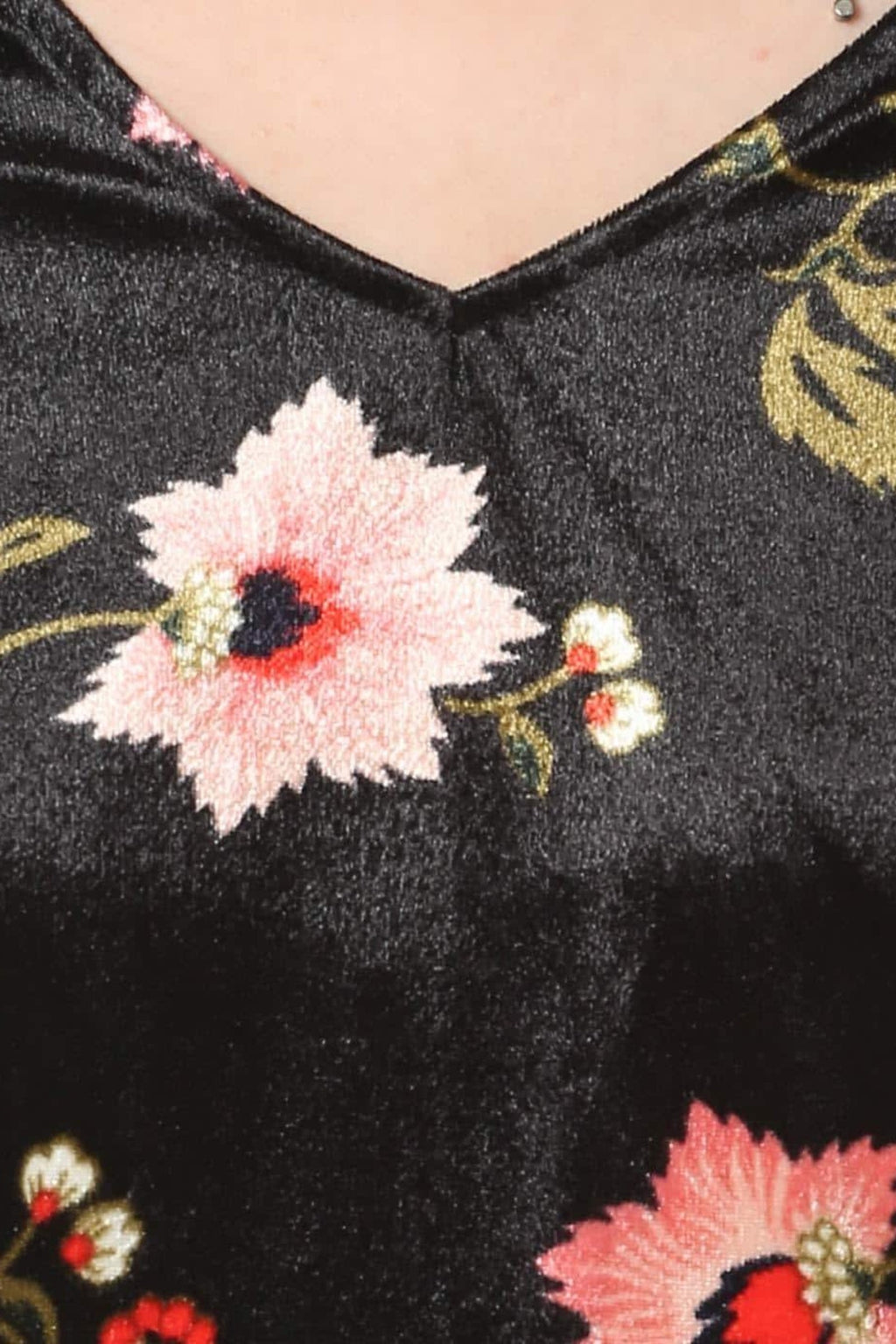 Floral Print A-line Dres