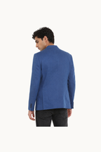 Men's Smart Casual Indigo Blue Blazer – Slim Fit