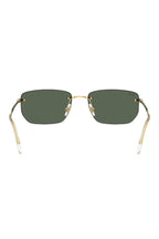 Rimless Arista Gold Sunglasses - Unisex