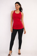 Crimson Red Racerback Tank Top
