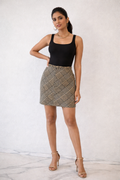 Effortless Chic Plaid Skirt Set