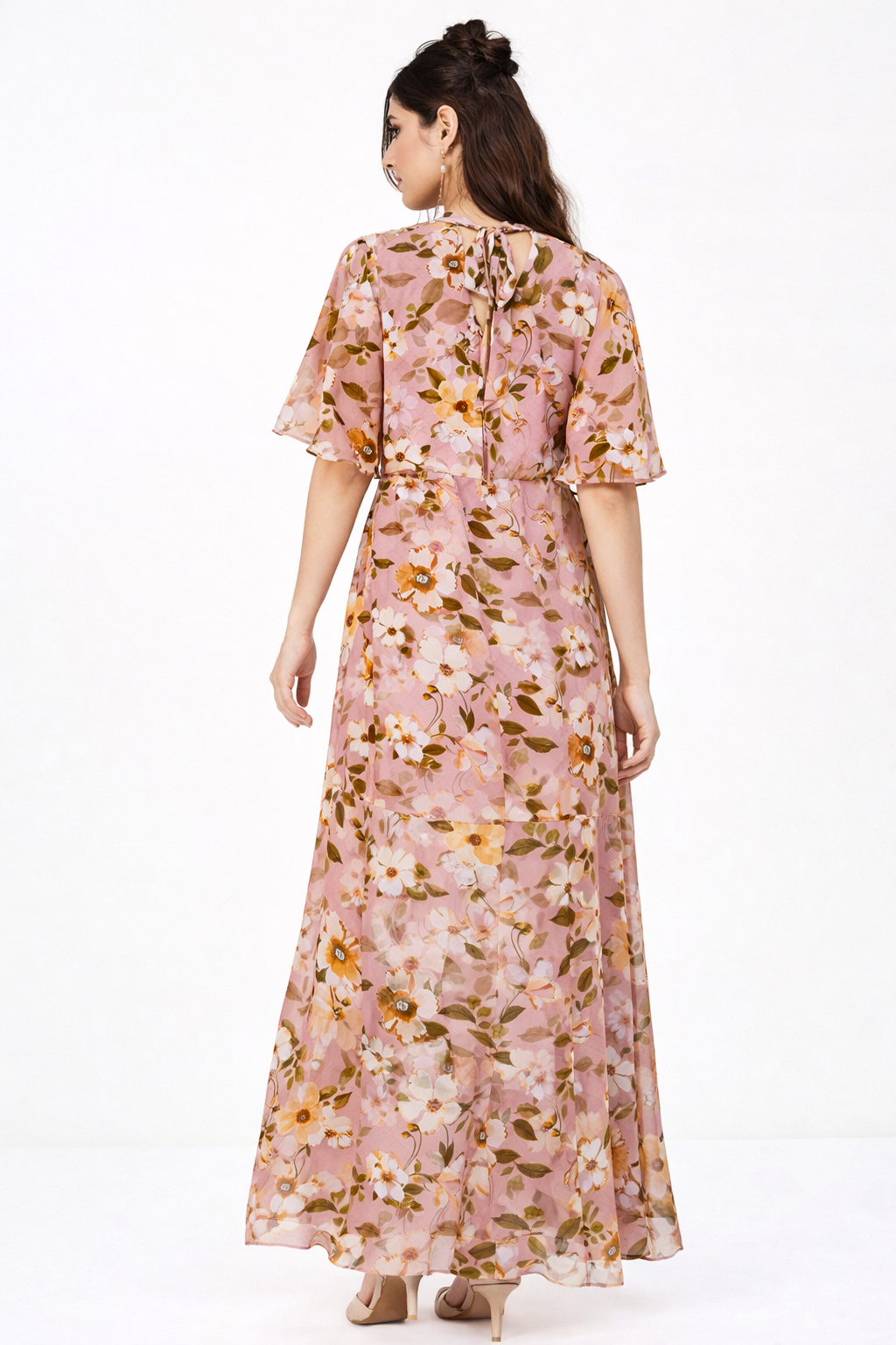 Rose Garden Cutout Maxi Dress