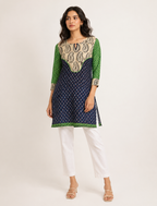 Ethnic Paisley Print Cotton Kurta