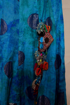Turquoise & Yellow Chaniya Choli