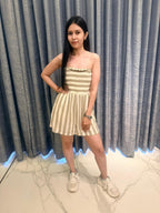 Sandy Stripe Tube Jumpsuit