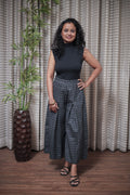 Modern Checkered Culottes