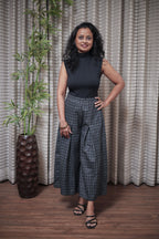Modern Checkered Culottes