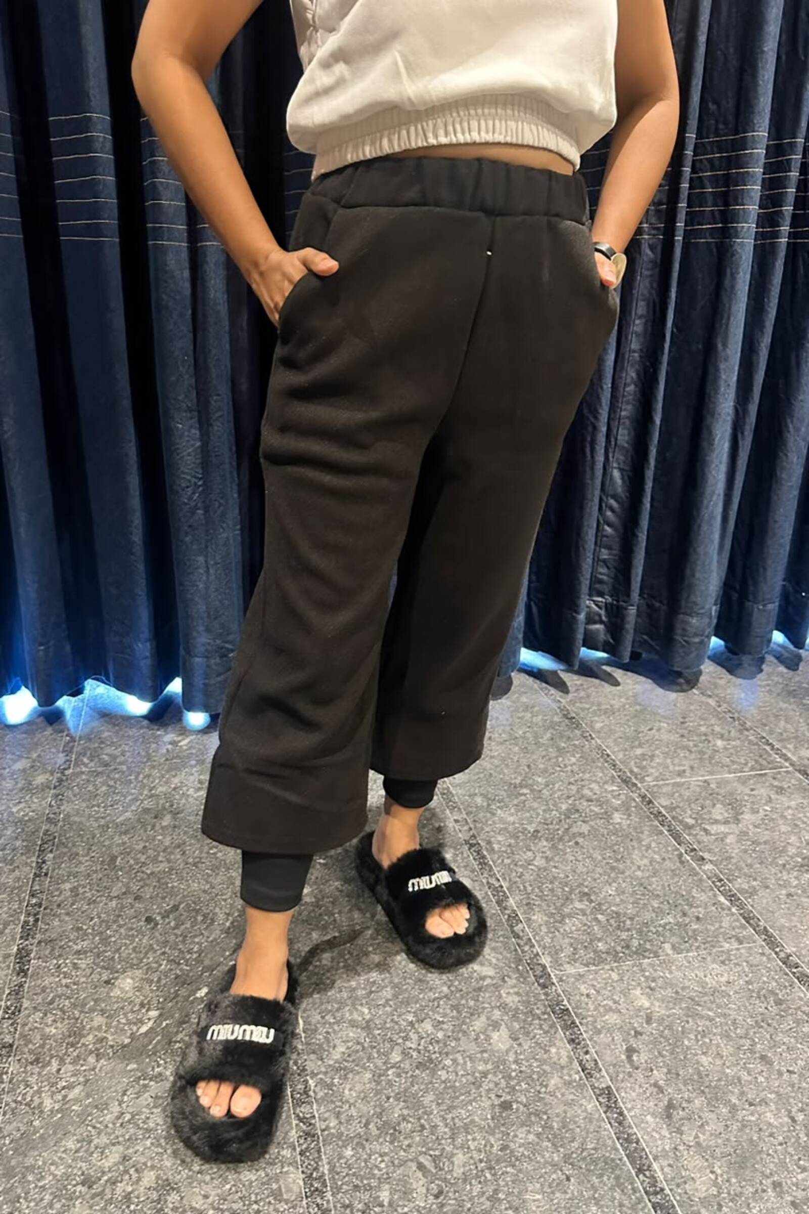 Warm & Comfy Black Joggers