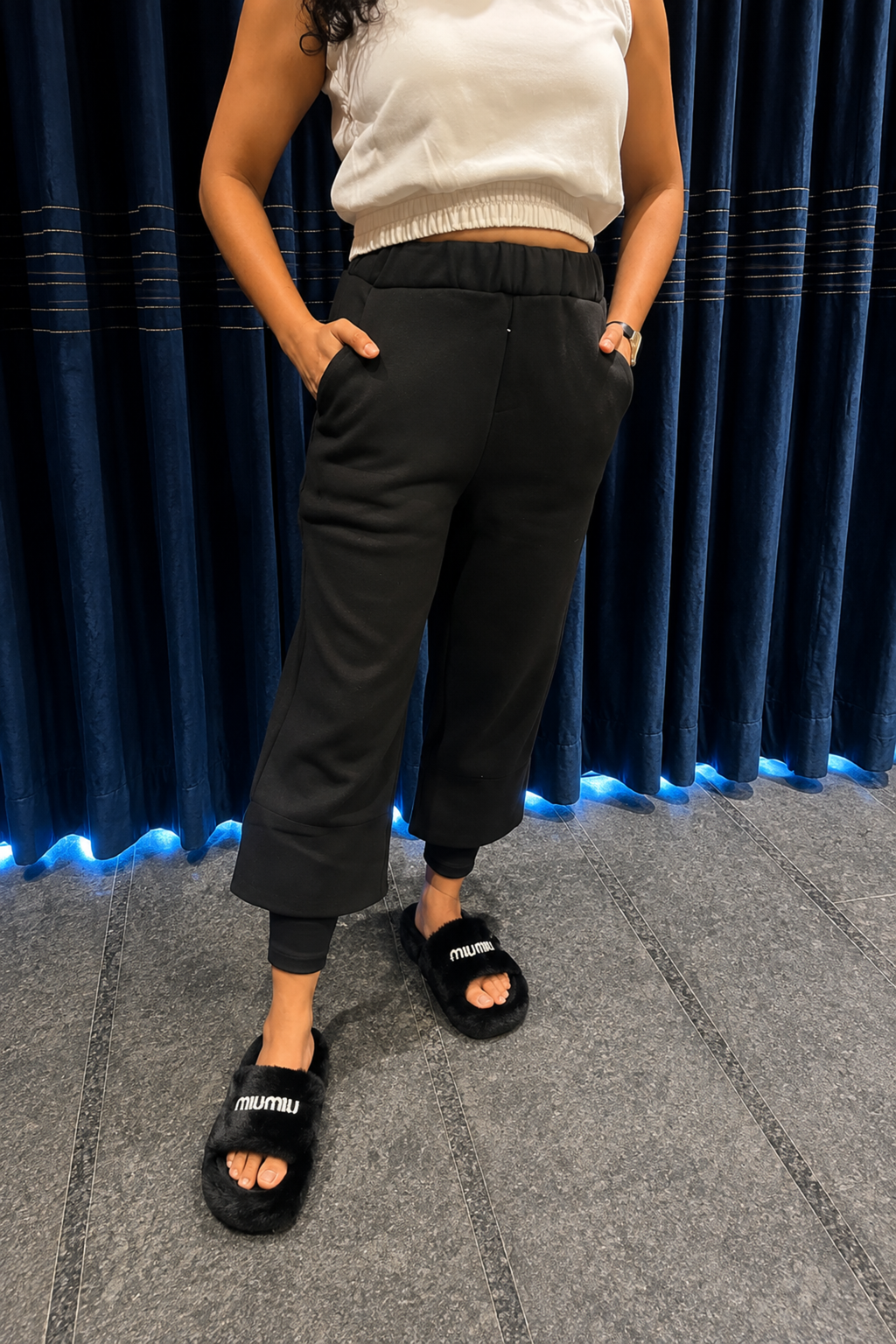 Warm & Comfy Black Joggers