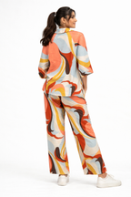 Vibrant Psychedelic Print Co-ord Set