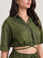Olive Regular Fit Shirt