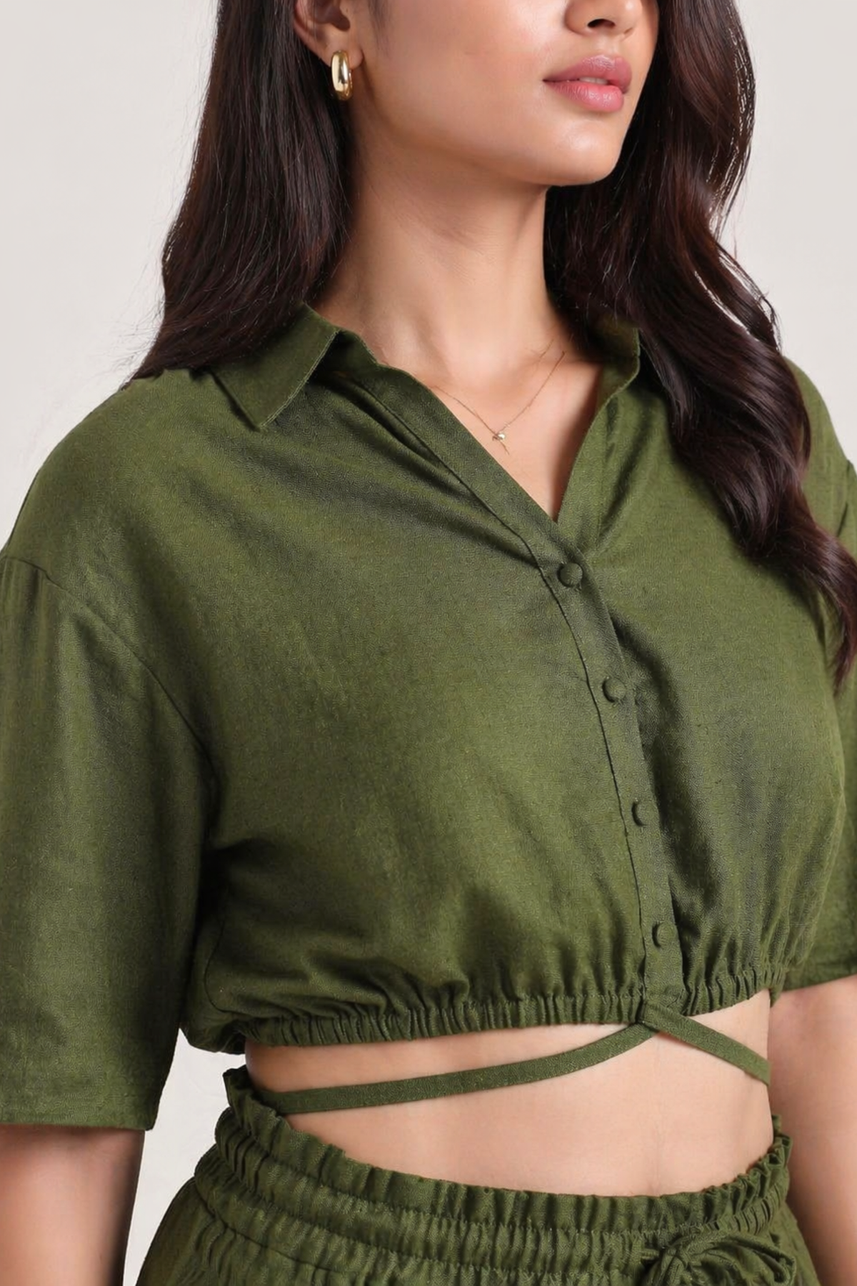 Olive Regular Fit Shirt