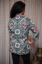 Modern Ethnic Fusion Blazer
