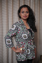 Modern Ethnic Fusion Blazer