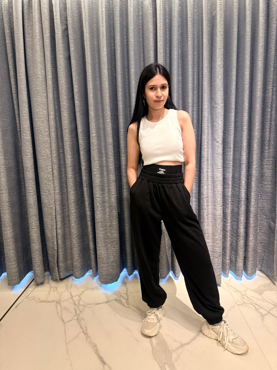 Street Style High-Waist Joggers