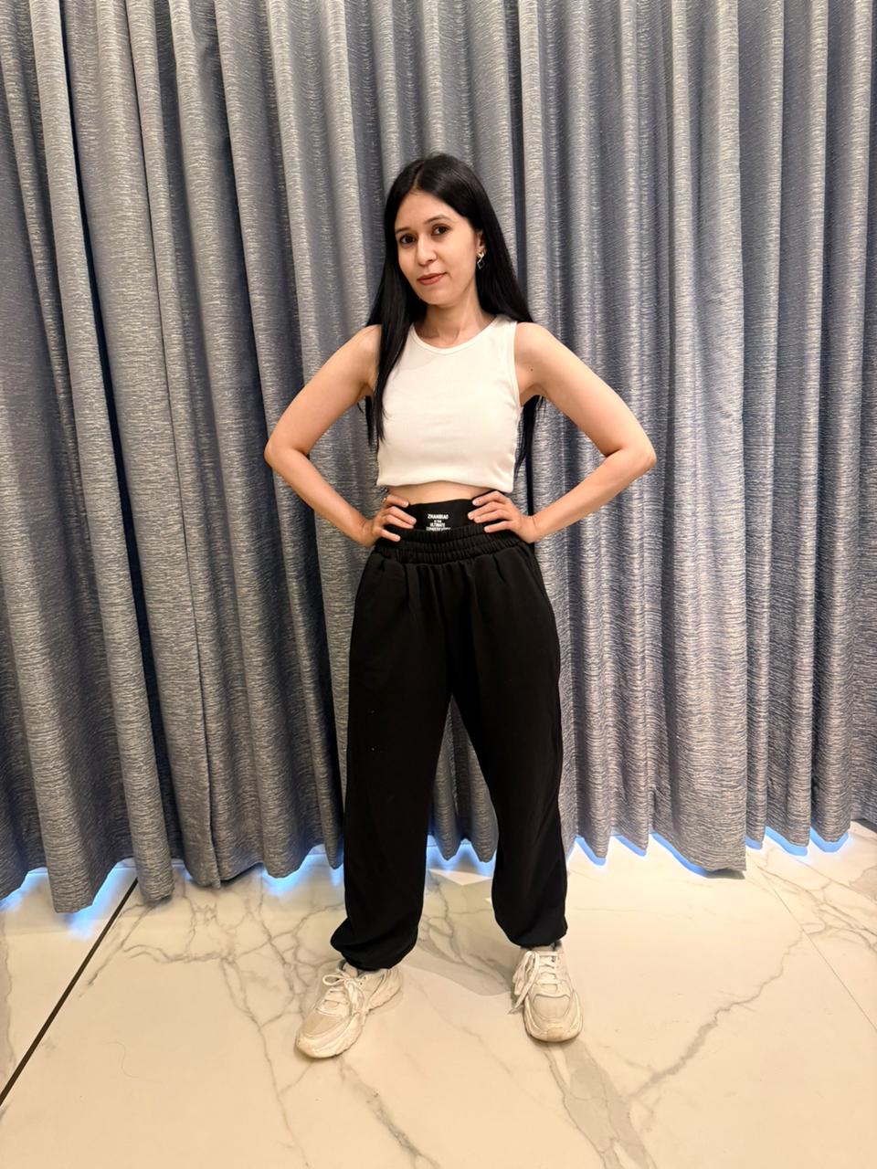 Street Style High-Waist Joggers