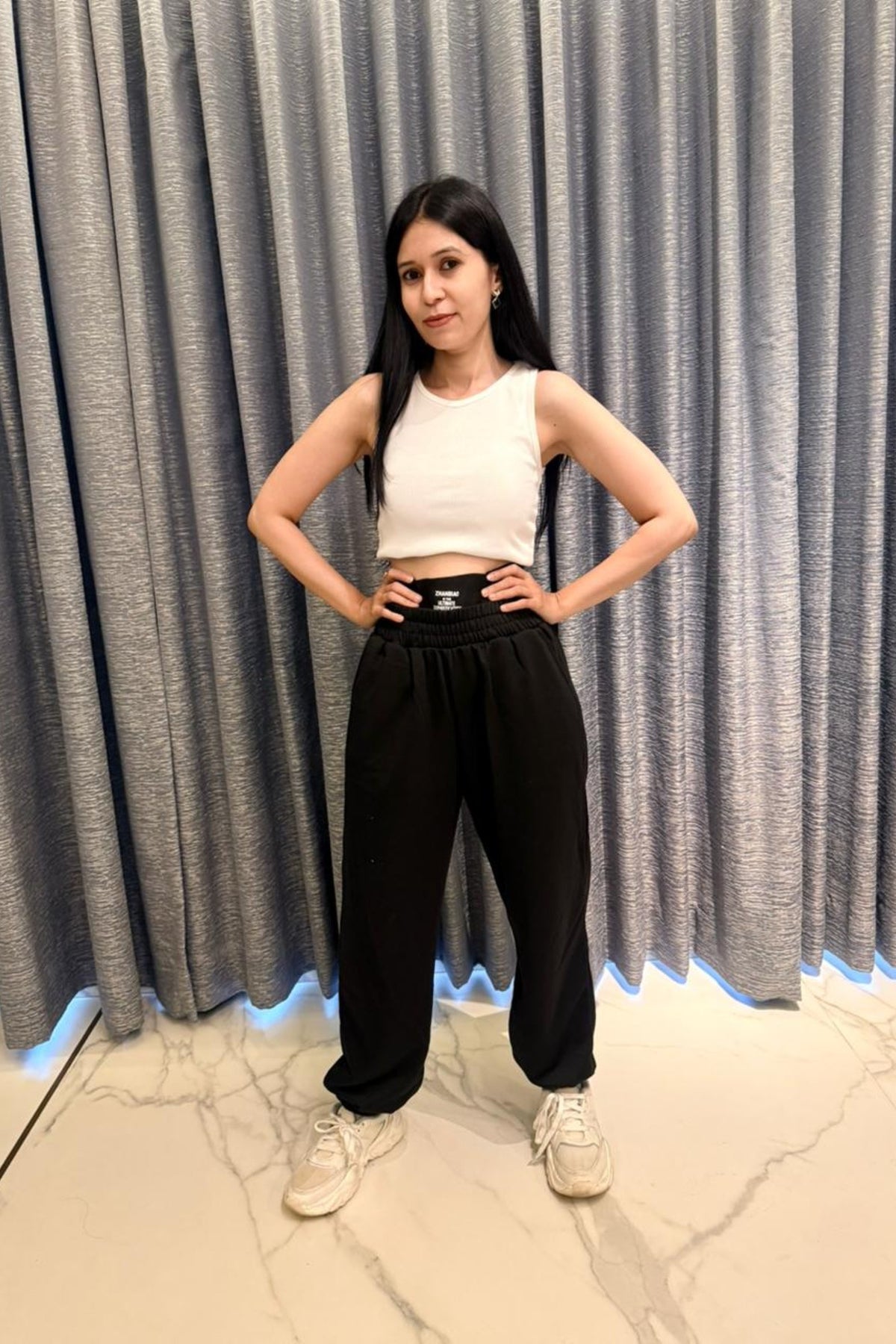 Street Style High-Waist Joggers