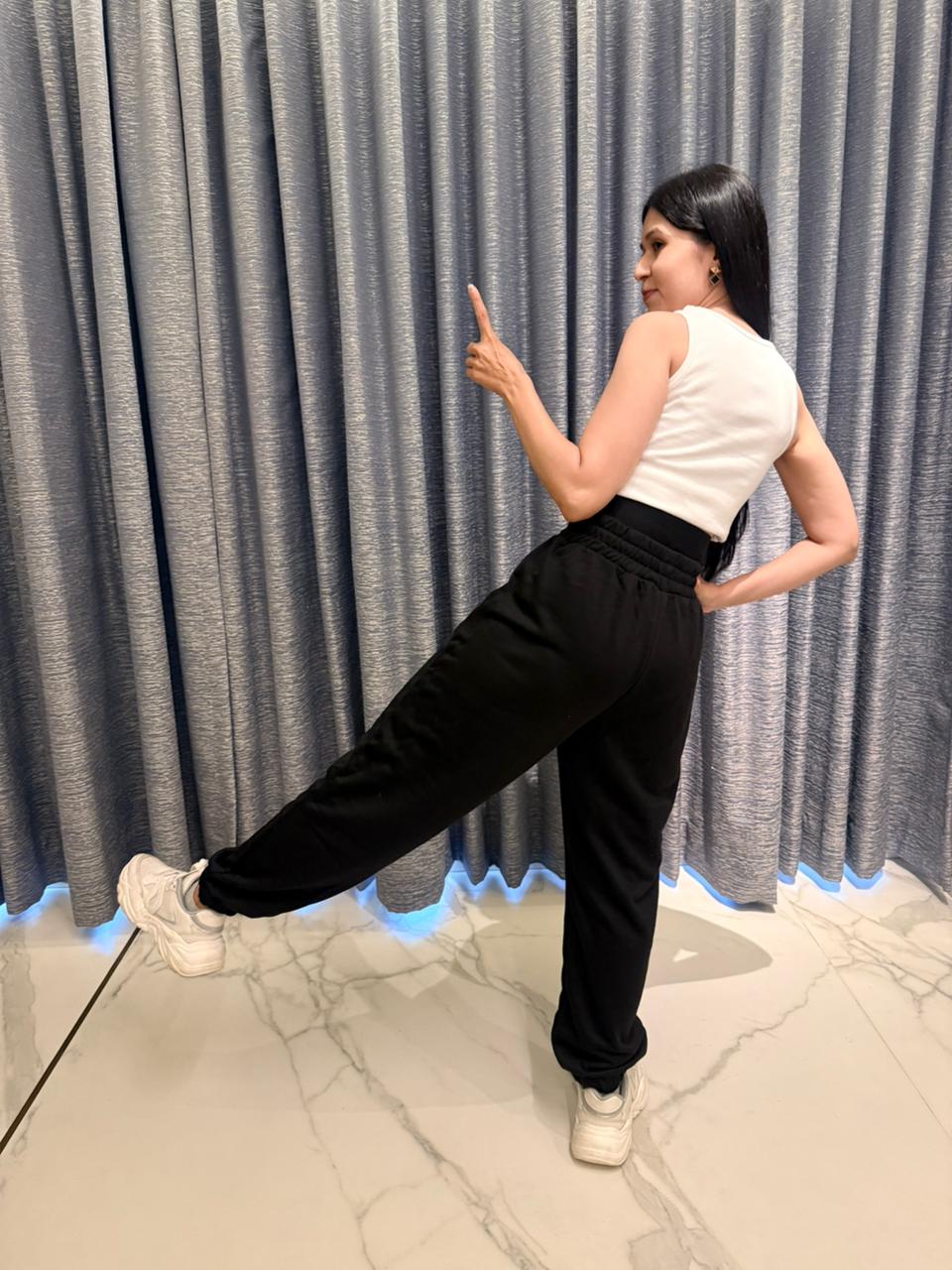 Street Style High-Waist Joggers