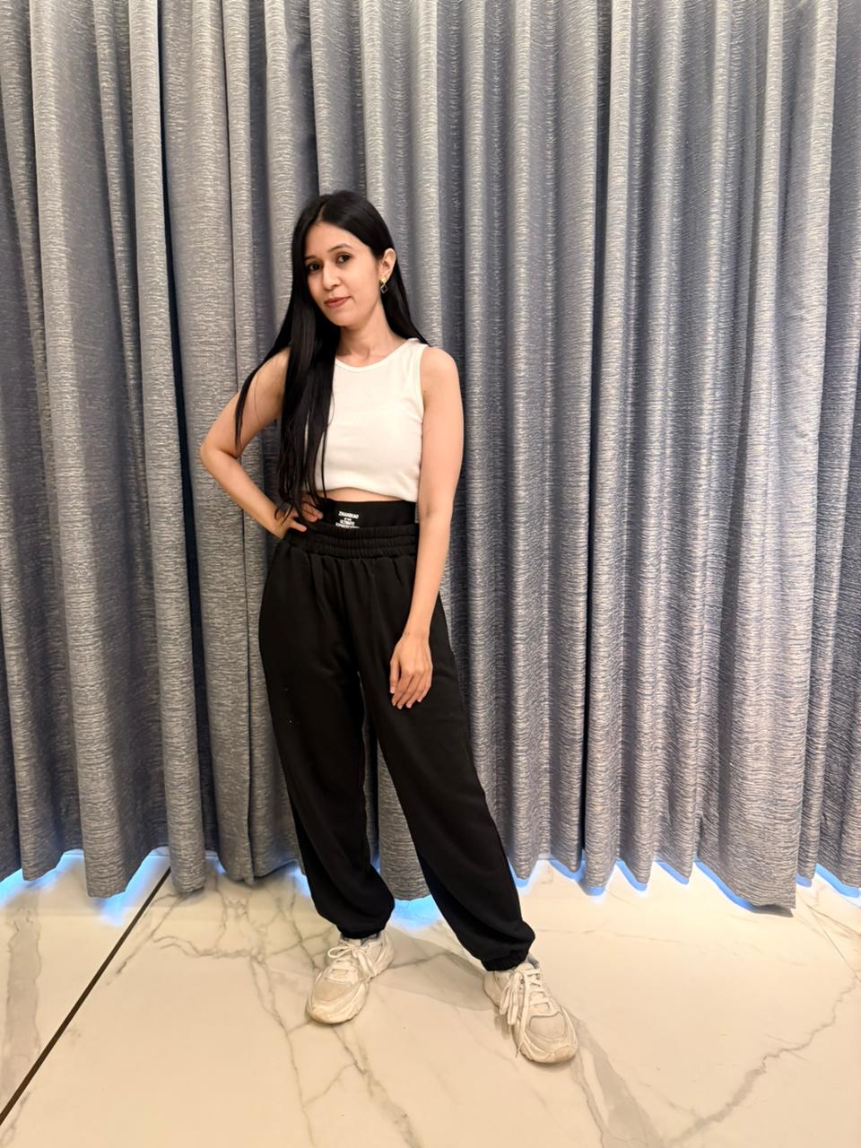Street Style High-Waist Joggers
