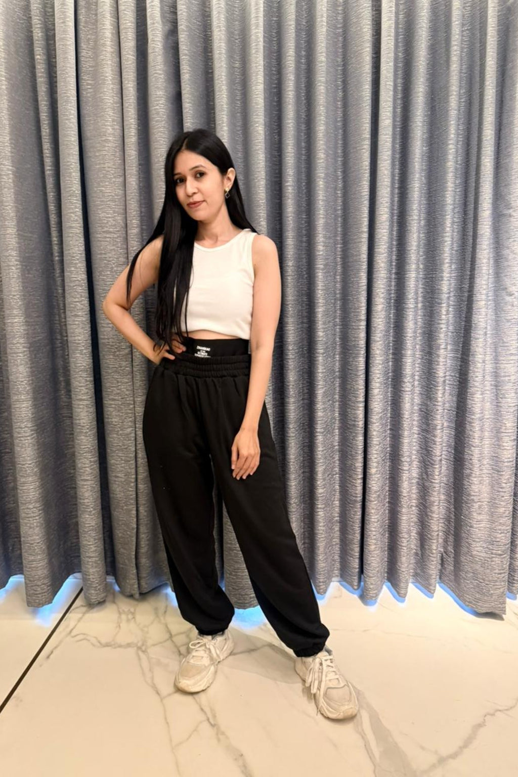 Street Style High-Waist Joggers