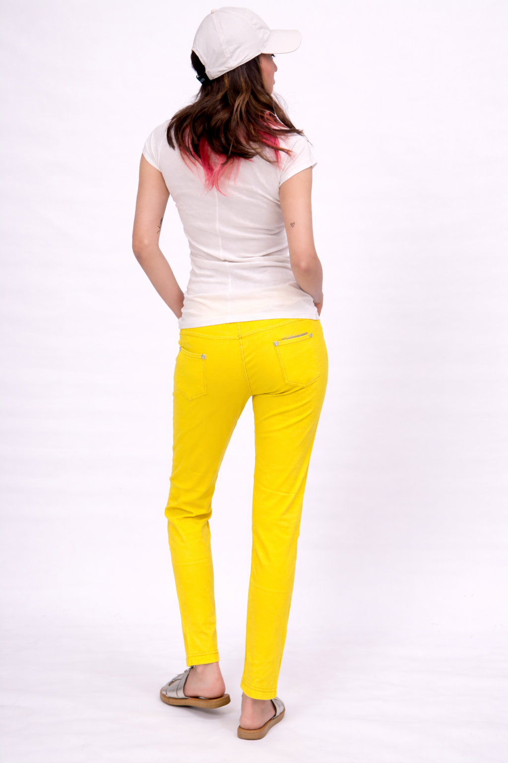 Bright Yellow Slim Fit Jeans