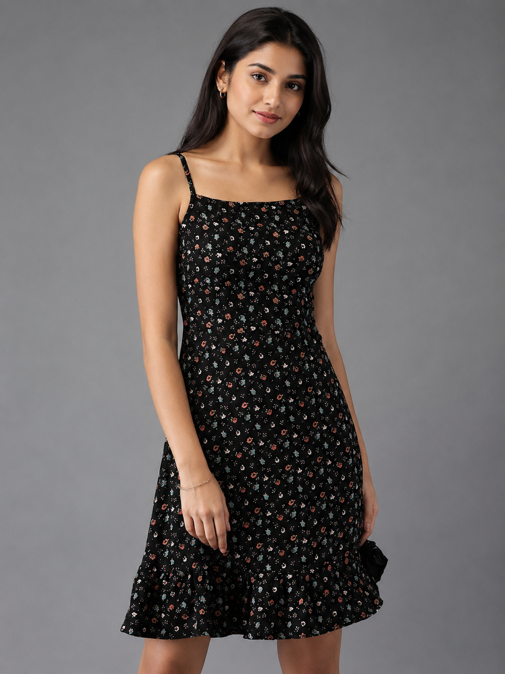 The Go-To Summer Floral Fit-and-Flare