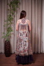 Elegant Ethnic Fusion Sharara Outfit