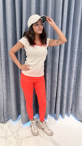 Sport Vibrant Coral High-Performance Leggings