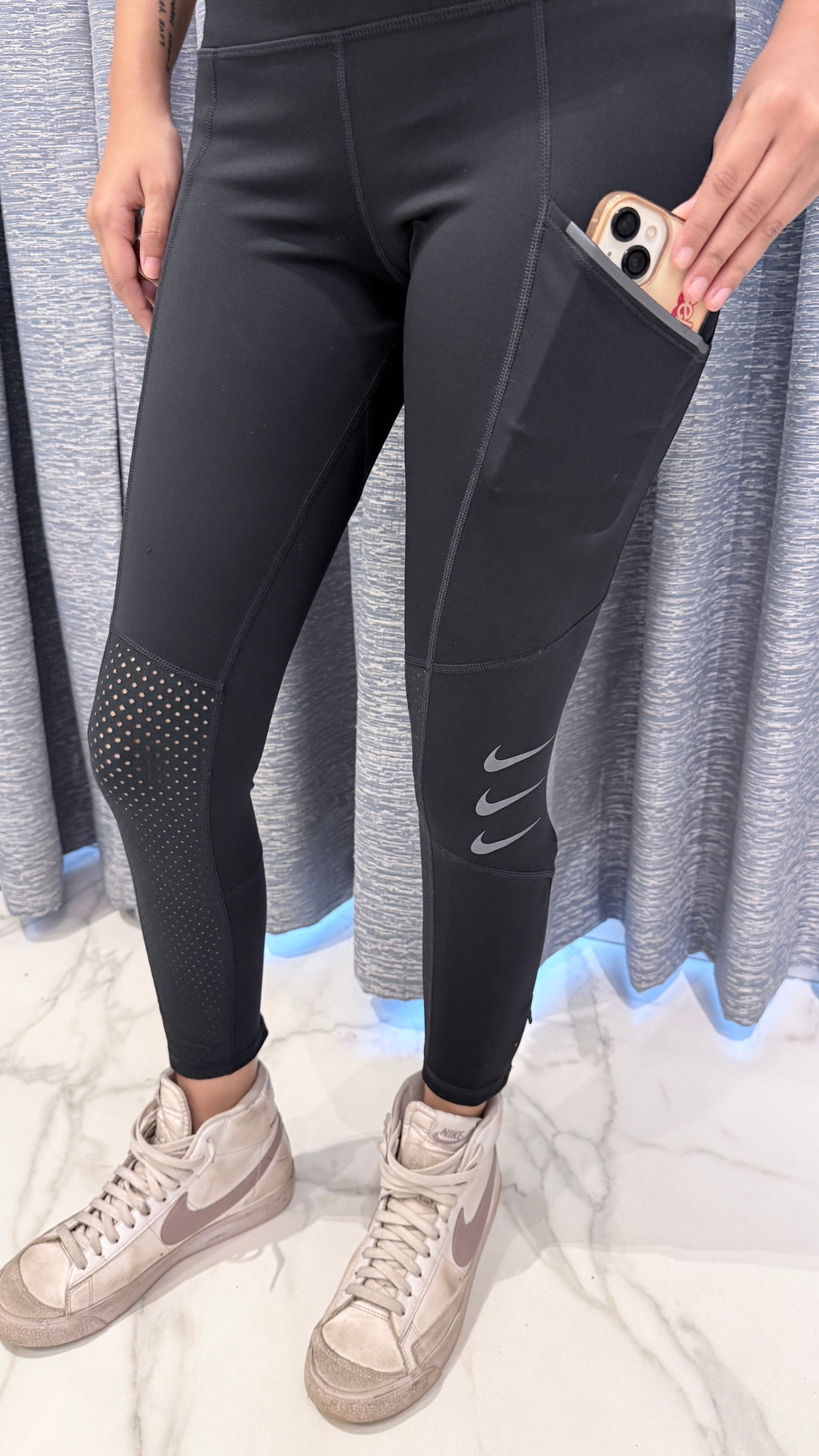 Authentic Nike Black High-Rise Tights
