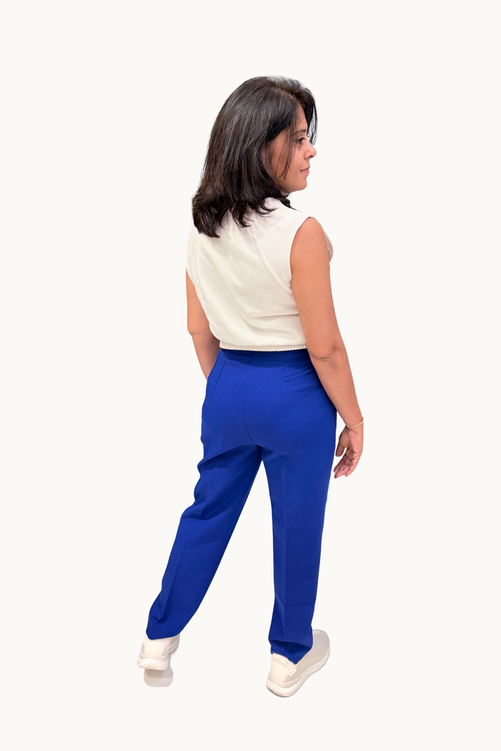 Electric Royal Blue Tailored Trousers