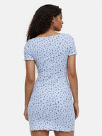 Gemini said Cornflower Blue Ditsy Floral Mini Dress
