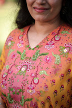 Tropical Charm Tie-Up Kaftan