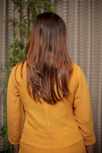 Sunshine Yellow Embroidered Kurti