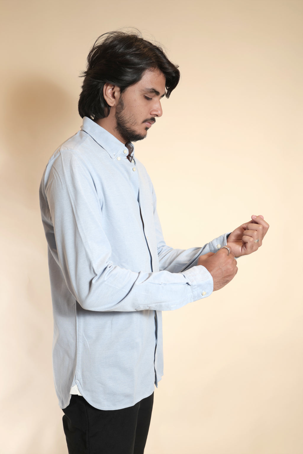 Classic Light Blue Casual Shirt