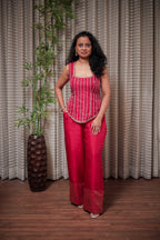 Ruby Glow Festive Co-Ord Ensemble
