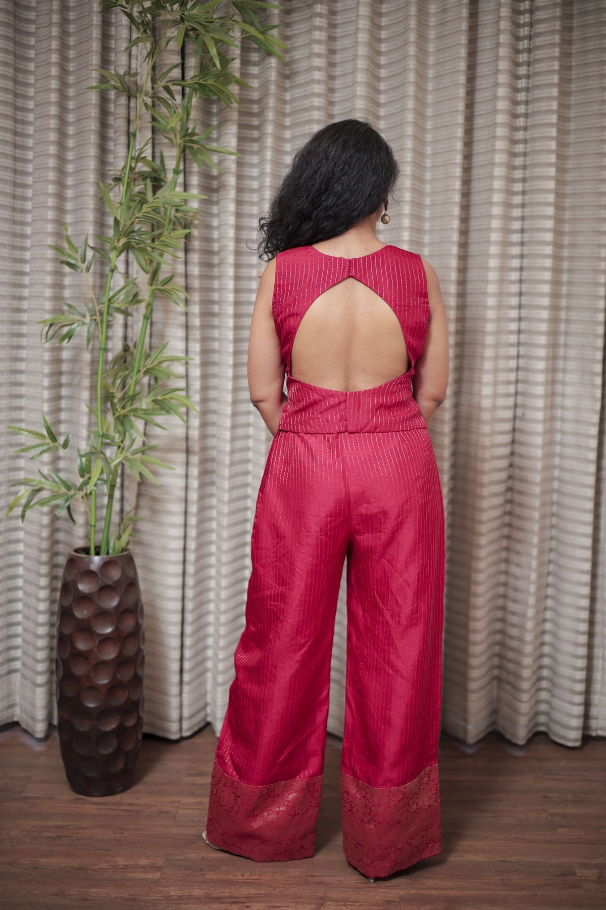 Ruby Glow Festive Co-Ord Ensemble