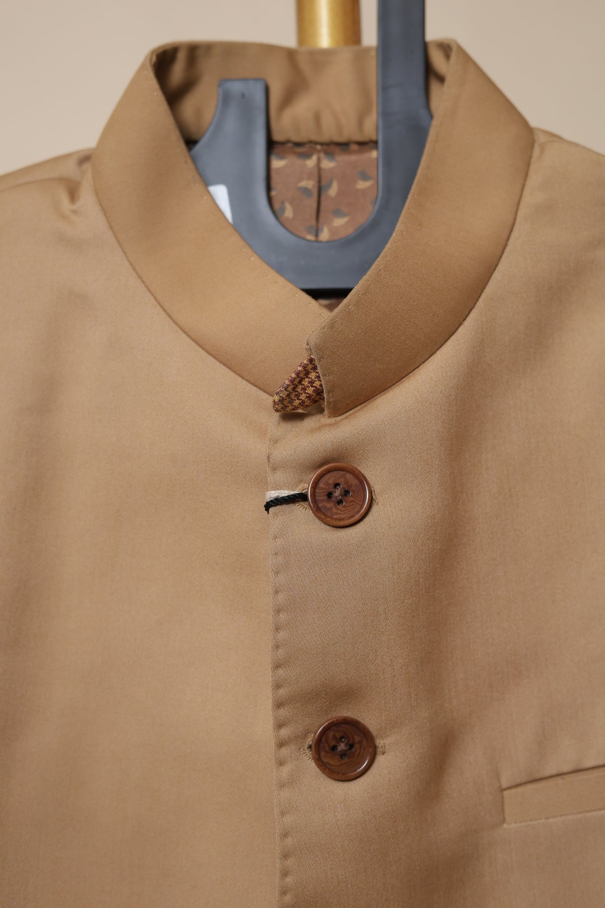 Men’s Beige Designer Bandh gala Jacket