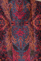 Men’s Multicolor Printed Waistcoat with Side Tie