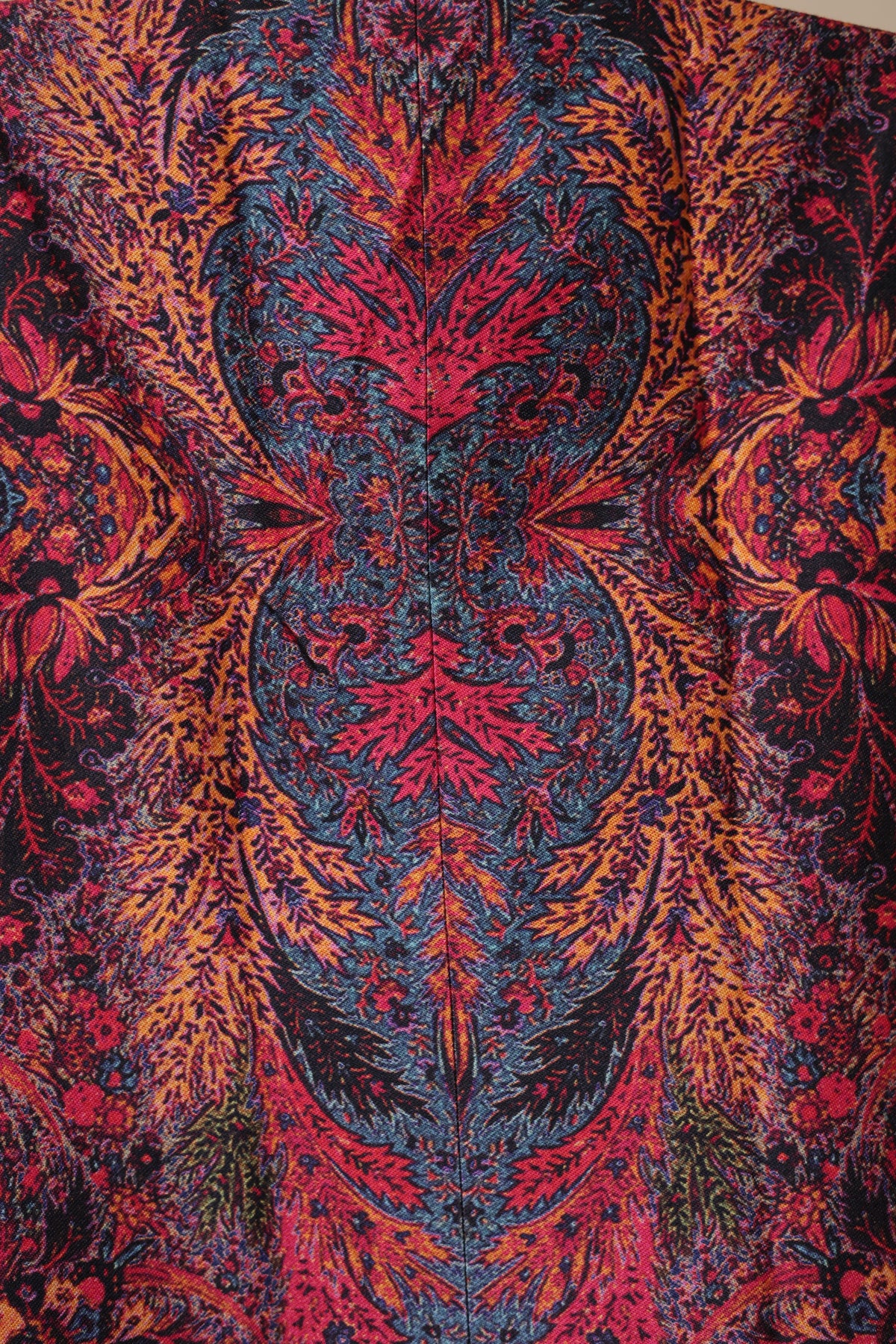 Men’s Multicolor Printed Waistcoat with Side Tie