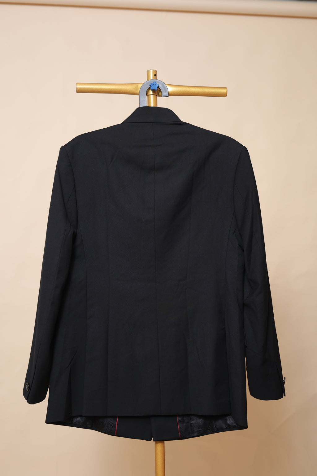 Men’s Black Bandhgala Jacket with Mandarin Collar