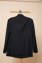 Men’s Black Bandhgala Jacket with Mandarin Collar