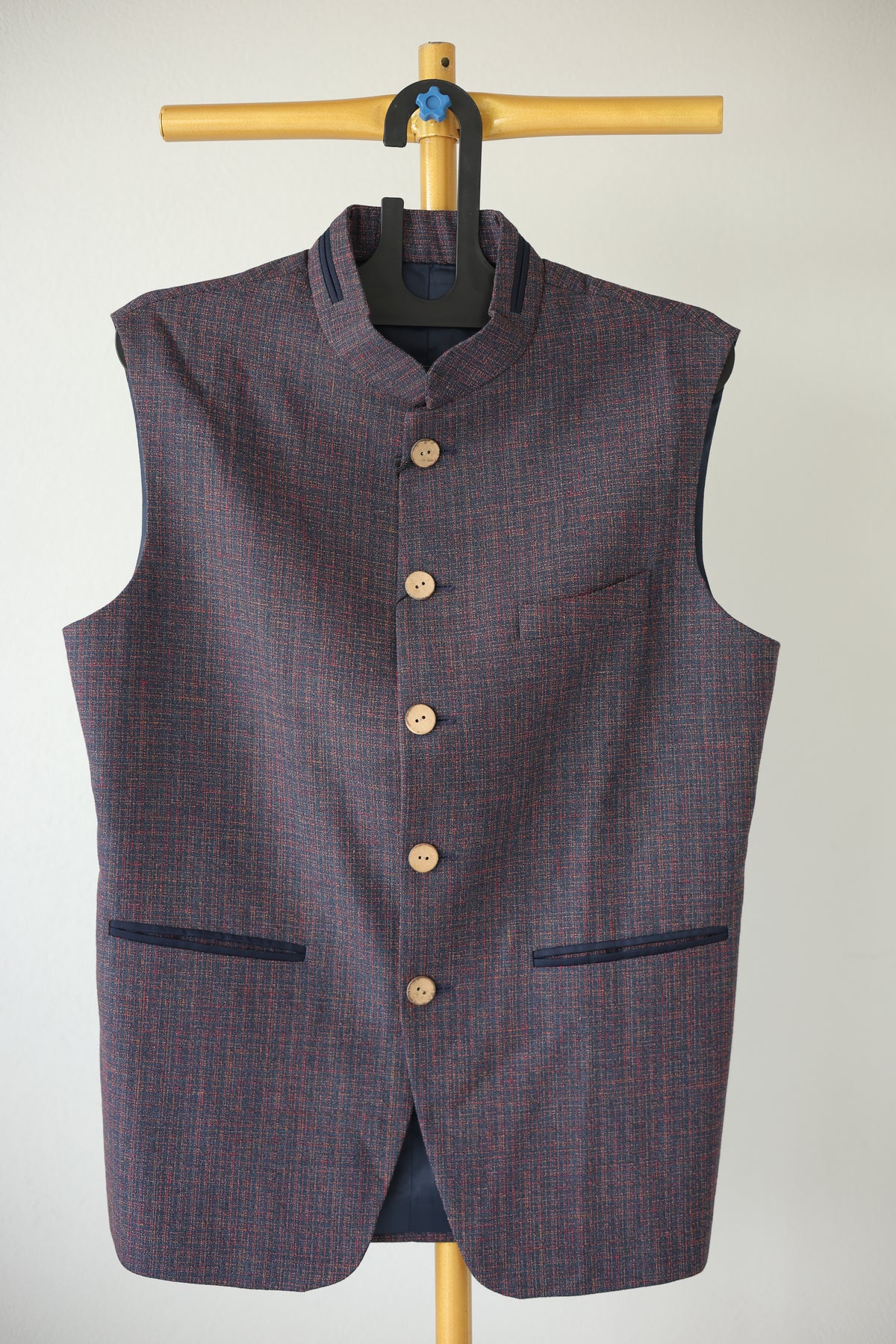 Men’s Textured Nehru Jacket